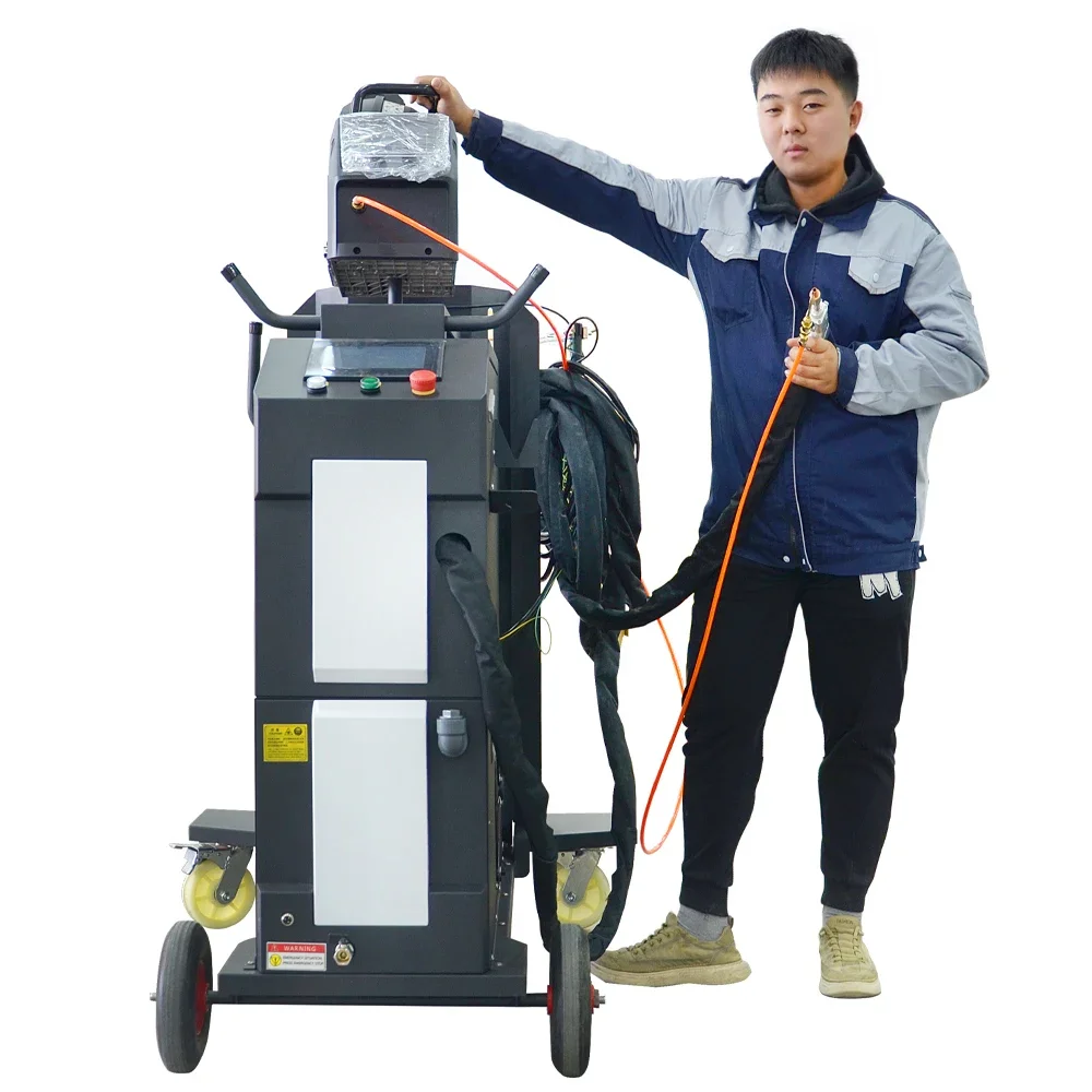 1000W 1500W 2000W 3000W Carbon Steel Soldering Machine Handheld Wobble Head Fiber Welding Machine