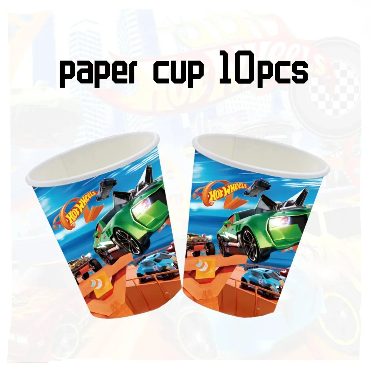 Hot Wheels Birthday Decor Racing Car Disposable Tableware Tablecloth Cup Plate 3D Balloon Baby Shower Boys Kids Party Supplies