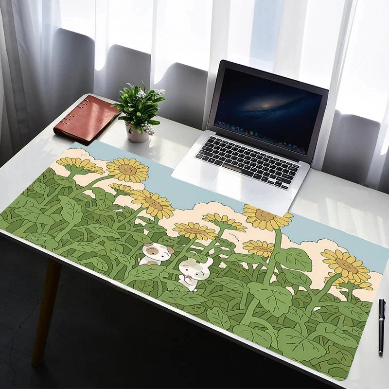 

Mouse Pad PC Fresh and simple Non Slip Rubber Mousepad Laptop Gamer Cabinet Keyboard Pad Office Computer Gaming Desk Mouse Mat