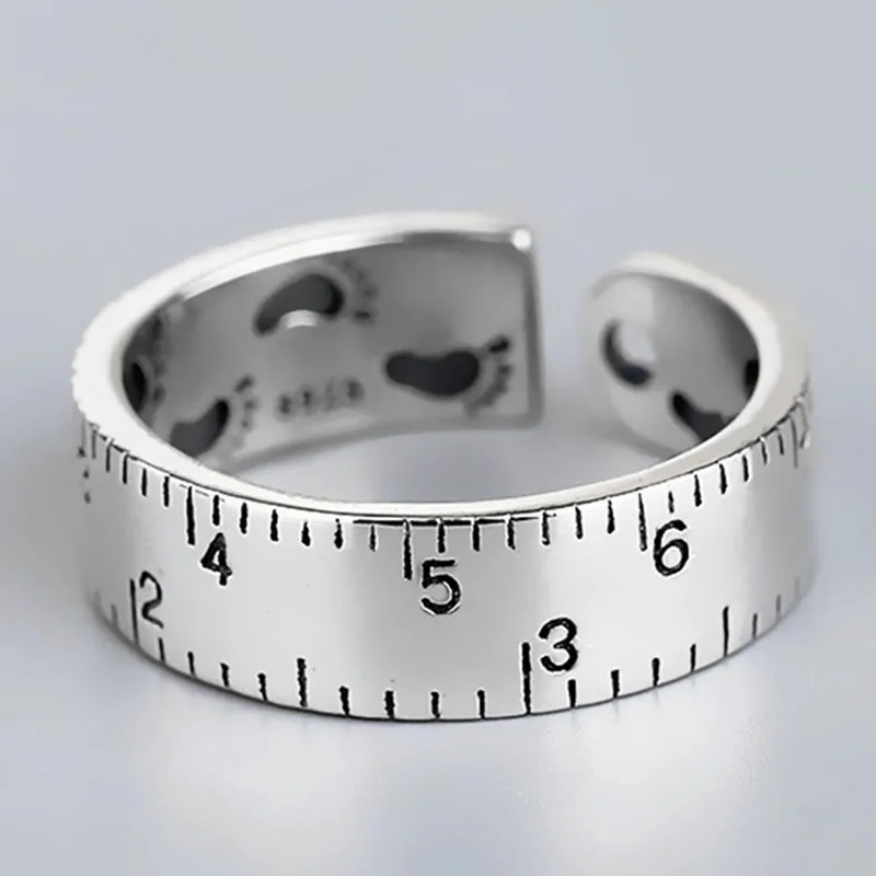 925 Sterling Silver Ruler Rings For Women Engagement Wedding High Quality Jewelry Wholesale Accessories Jewellery