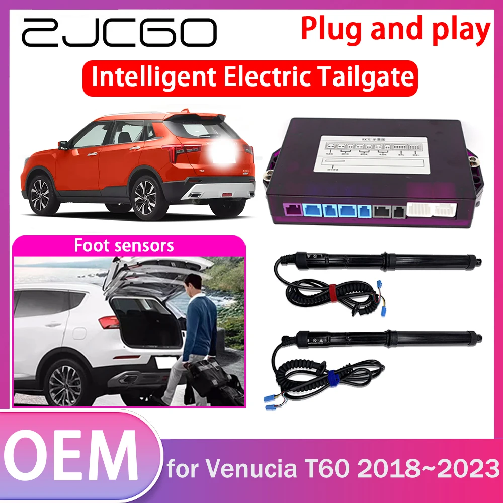 

ZJCGO Electric Tailgate Lift Drive Trunk Opening Tail Gate Lift Soft Close for Venucia T60 2018 2019 2020 2021 2022 2023