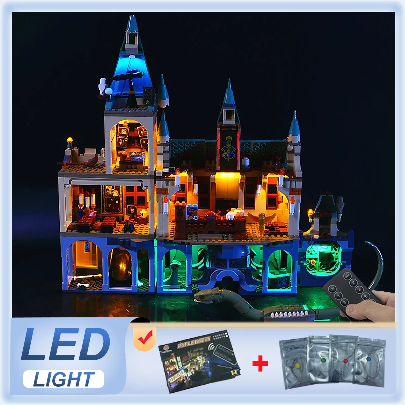 

DIY RC LED Light Kit For LEGO 76389 Chamber of Secrets (Only LED Light,Without Blocks Model)