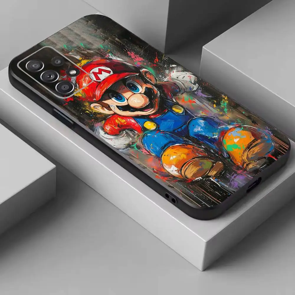 S-Super Game M-Mario Soft Black Phone Case for Samsung  S26,25,24,21,22,21,20,10,9,8,7,6Ultra,Plus,Fe, Lite view 6