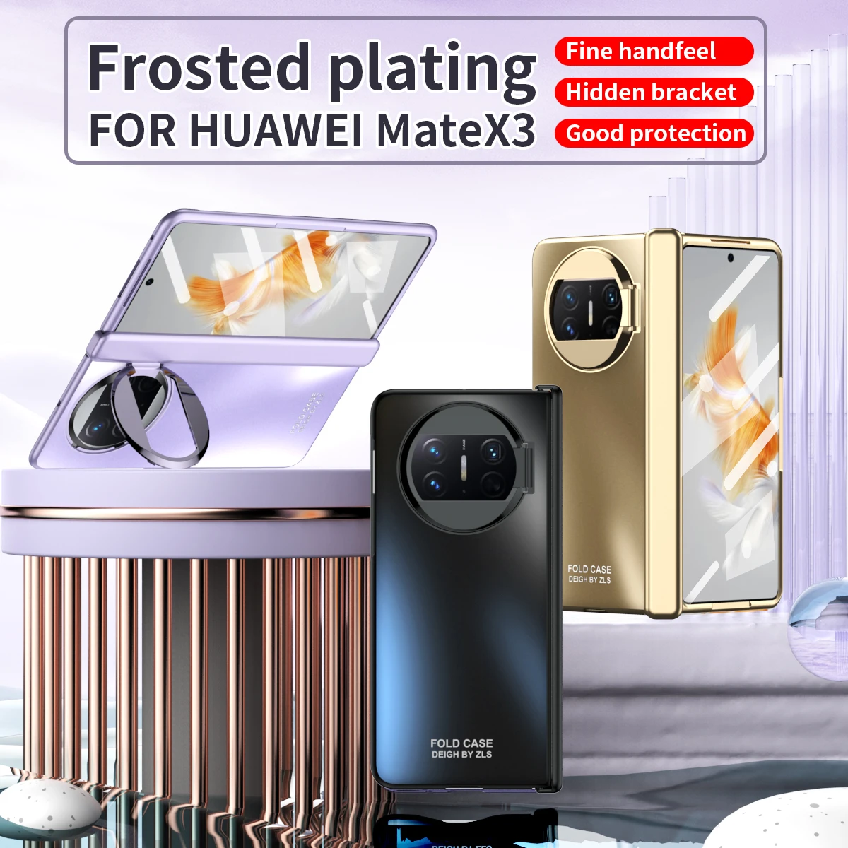 

For Huawei Mate X3 Case All Inclusive Screen with Glass Protection Fashion Phone Case for Huawei Mate X3 Protector Phone Cover