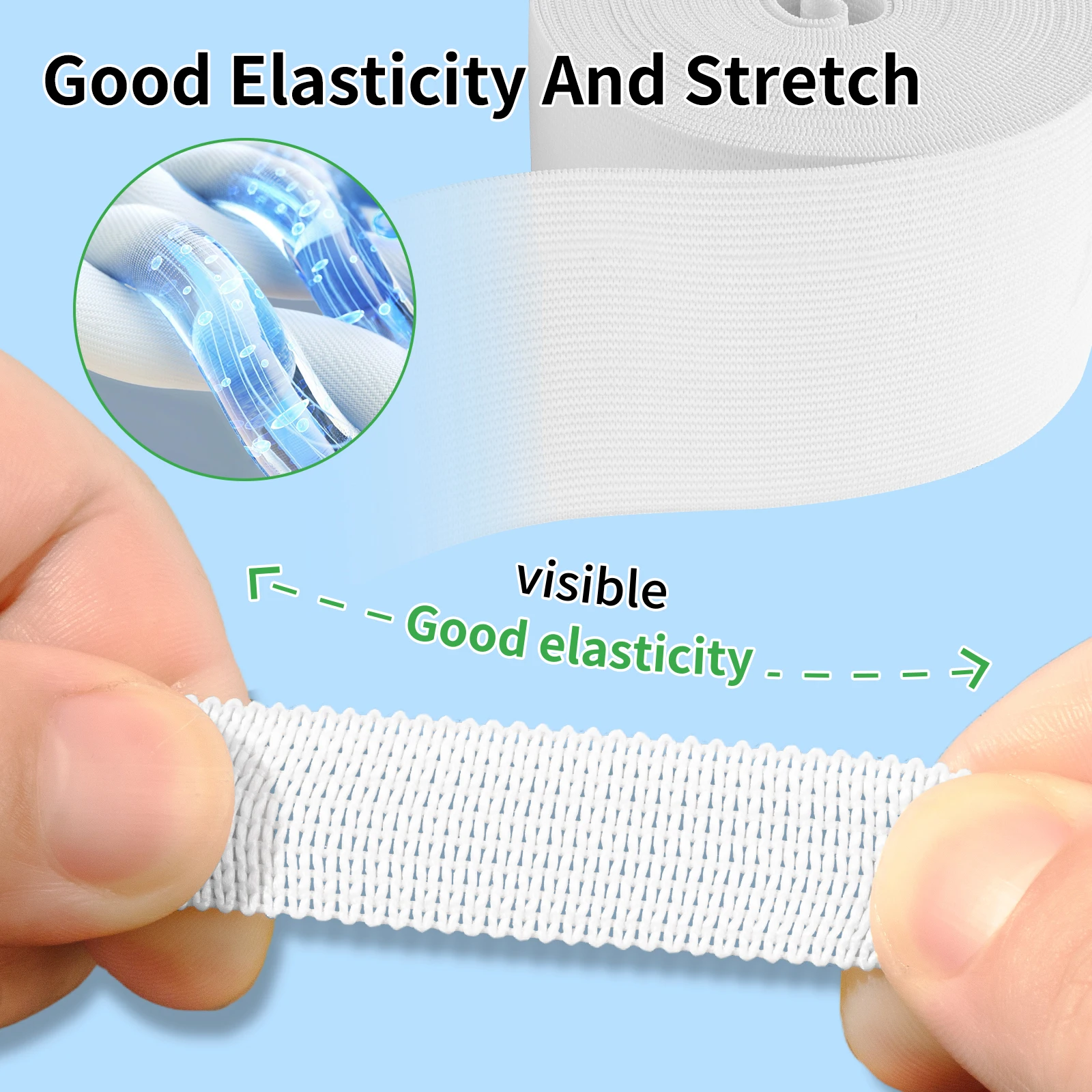 1.5cm-15cm Elastic Band For Se - Sewing Latex ulasan dan harga
