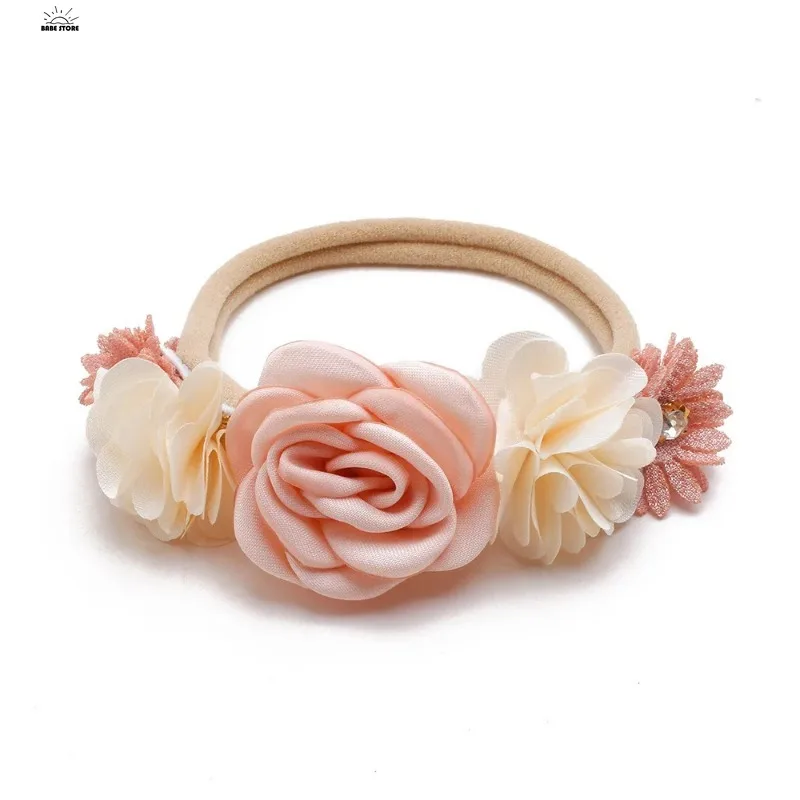 Baby Girl Headband Cute Baby Elastic Hair Band Newborn  Head Flower Toddler Headband Headwear Kids Accessories