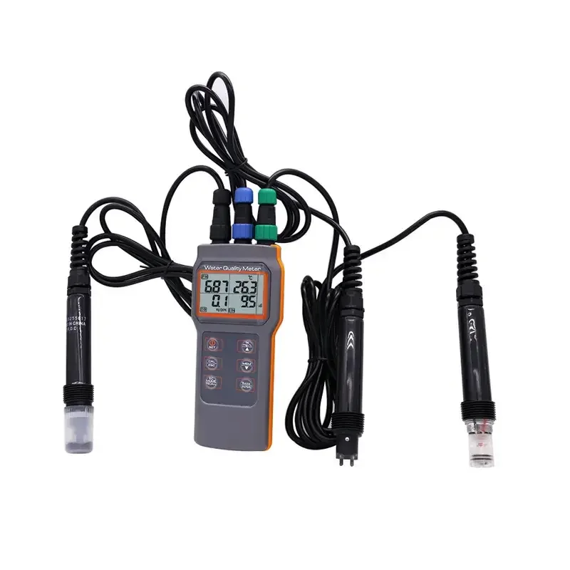 Portable Multi Parameter Water Quality Meter PH Meter Price Az86031 ph Tds Orp Ec Do Cl Turbidity