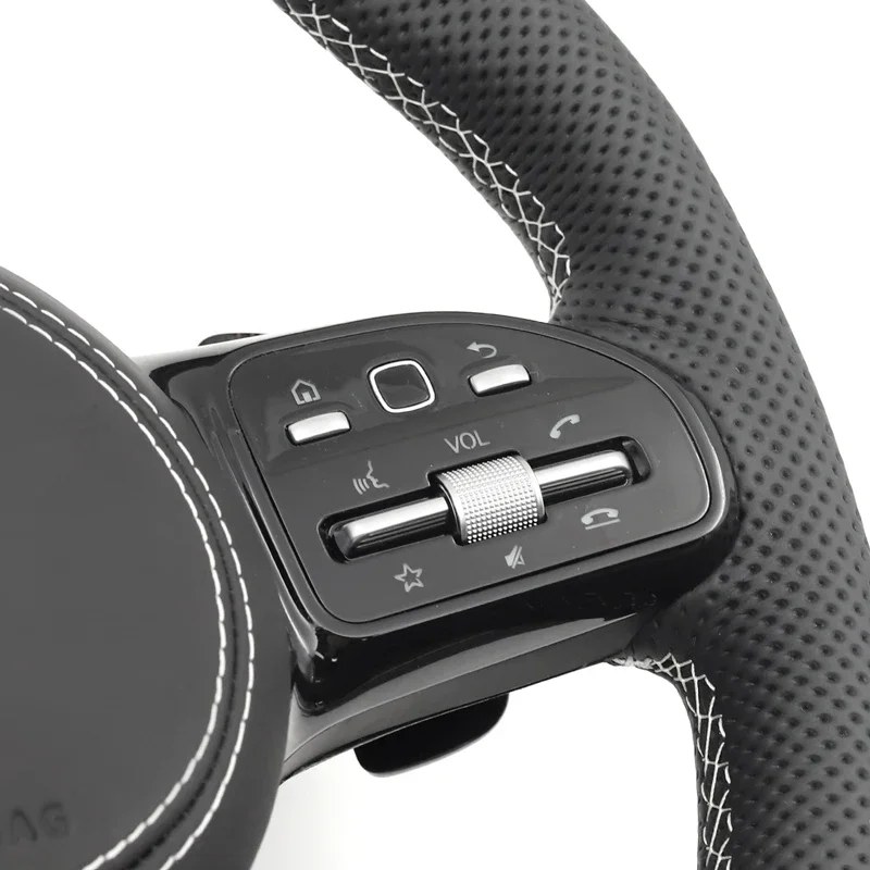 عجلة توجيه سيارة الجمعية لمرسيدس بنز AMG C63 E63 E43 S63 S65 C200 W167 W177 W190 W204 W205 C205 W206 W213 W217 W222 #6