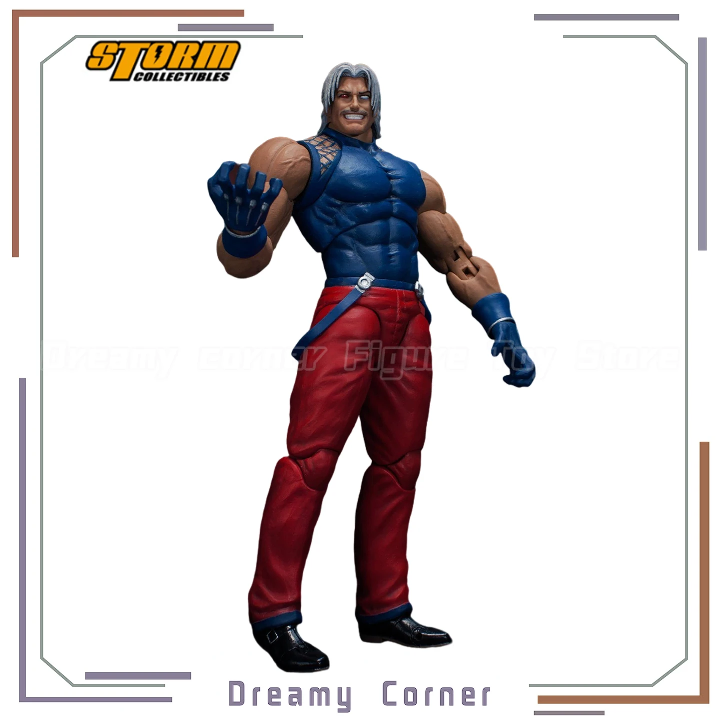 

【In Stock】Original STORM COLLECTIBLES KOF98 OMEGA RUGAL 1/12 Action Figure Toy Model Gift Collection