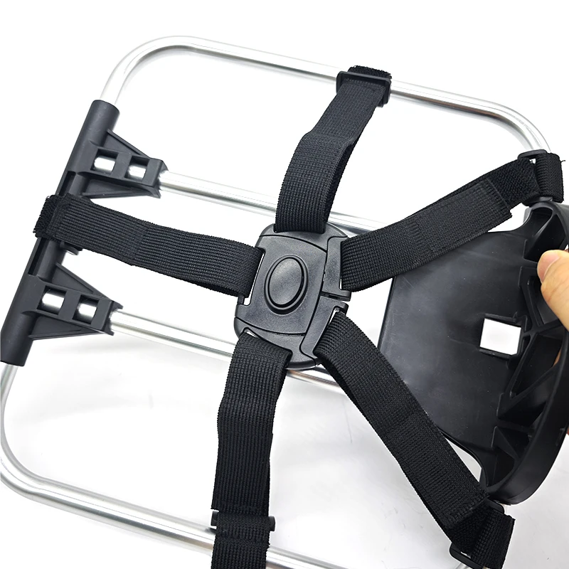 Bicycle Bag Racks For Brompton Folding Bike Front Bags Bracket Backpack Carrier Block Flat Frame Aluminum Alloy 38*30cm view 2
