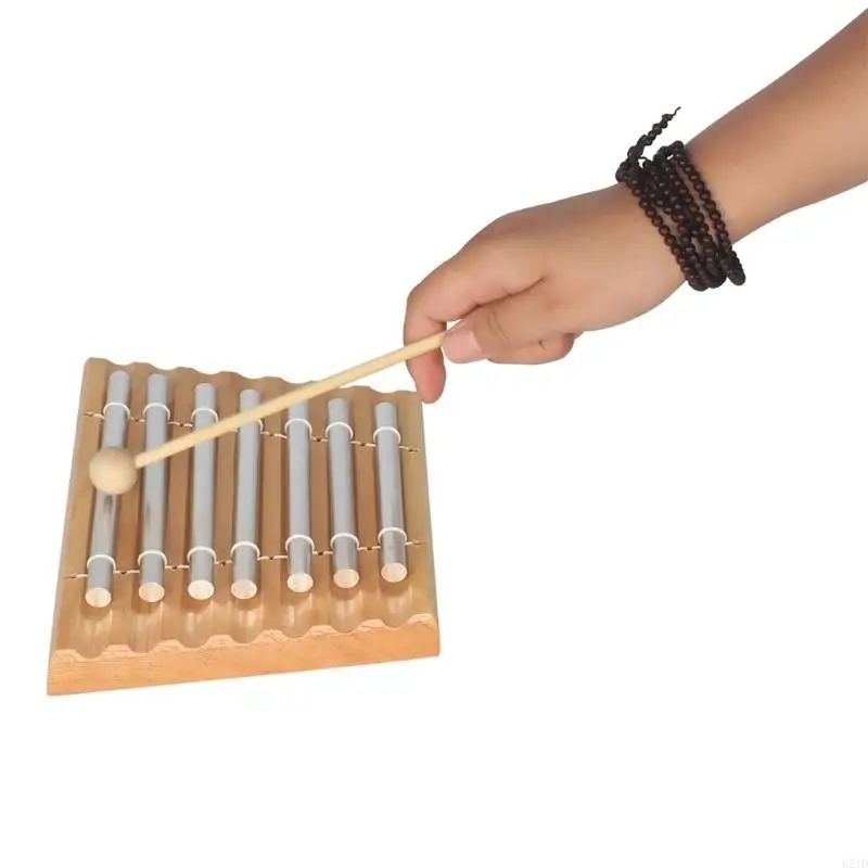 7 Note Wooden Wind Musical Instrument Educational Musical Toy For Early Education And Classroom Use Enduring