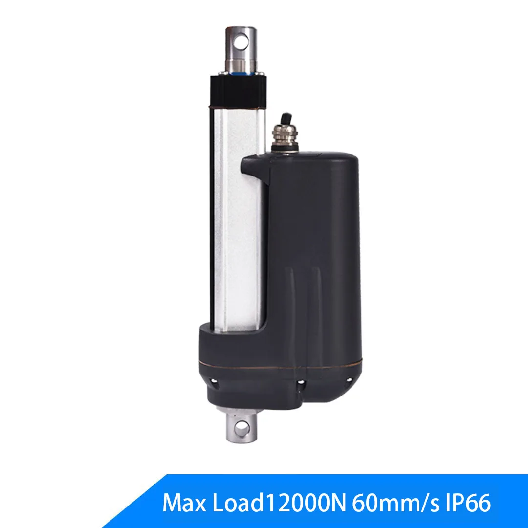 

Heavy Duty Electric Telescopic Actuator 24V Max Load 2000N-12000N 2700Ibs Waterproof IP66 High Speed 6.5~60mm/s