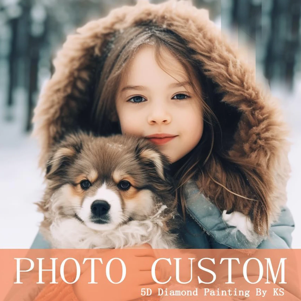5D Diamond Painting Kit Full Drill - Personalized Custom Photo Diamond Painting kits