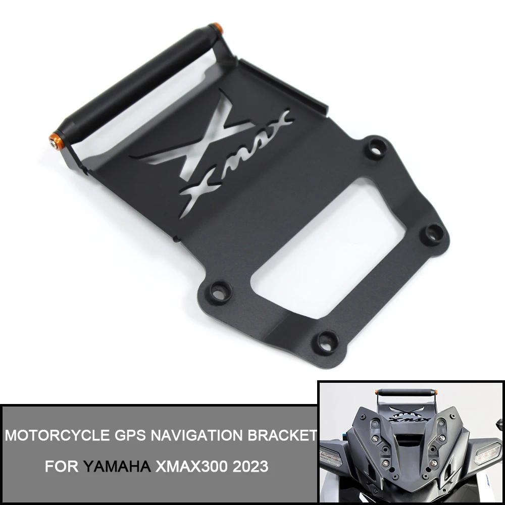 

Передний держатель для телефона мотоцикла для Yamaha X-MAX 300 XMAX 300 XMAX300 2023 2024, кронштейн для навигации GPS, подставка