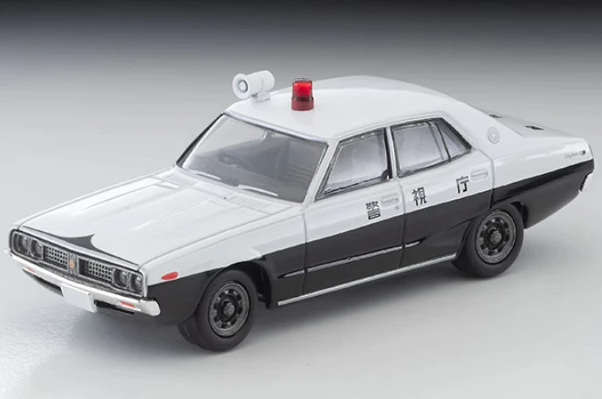 Tomy TOMICA TLV-N315a Skyline 2000GT Patrol Car Alloy car model Classic collection toy gift