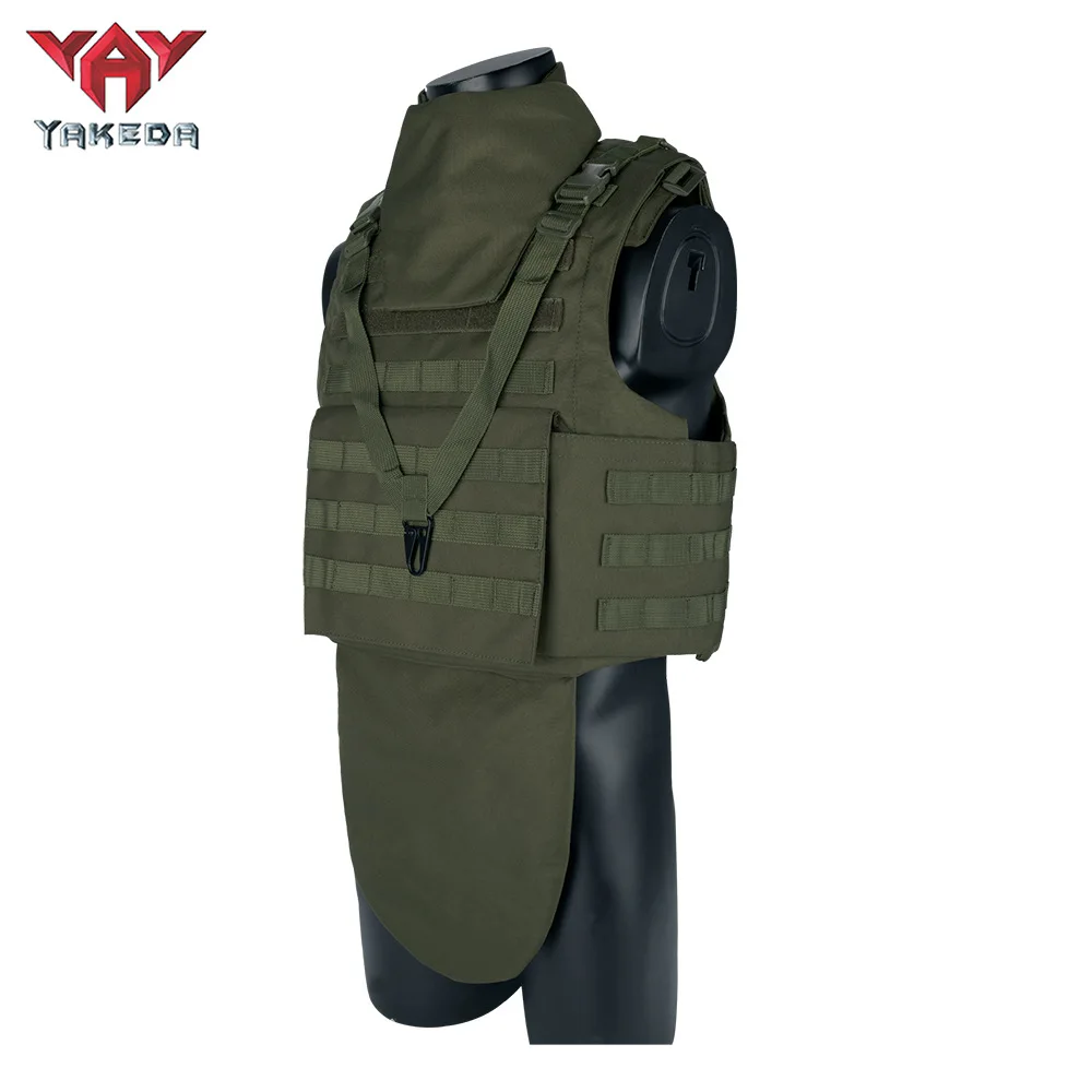 YAKEDA new PALS outdoor full protection wear-resistant breathable neck protector neck protector training clothing tactical vests