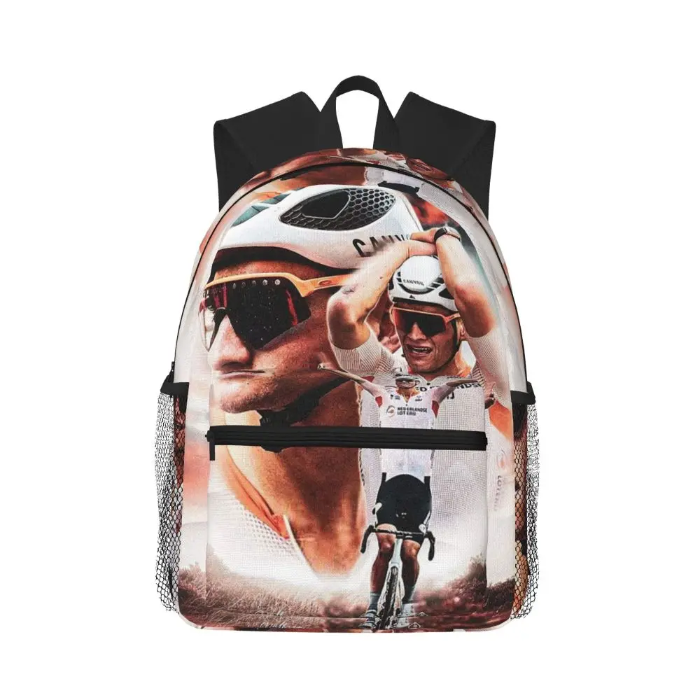 AliExpress UK Mathieu Van Der Poel Cyclist MVDP Dutch Cyclist College Student Backpack School Bag Hiking Travel Daypack Bookbag Shoulder Bags