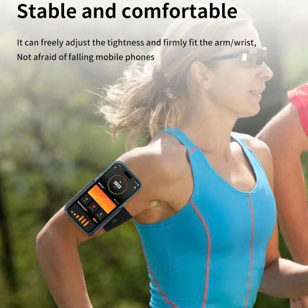 Outdoor Running Armband Arm Band Phone Holder Wristband Rotable Exercise 360° Jogging 2024 G7w3