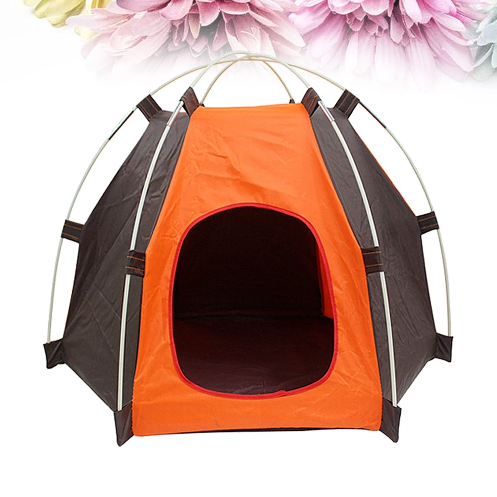 

Tent for Small Medium Dogs Cats Oxford Cloth Waterproof Foldable Portable Camping Outdoor Indoor Comfortable