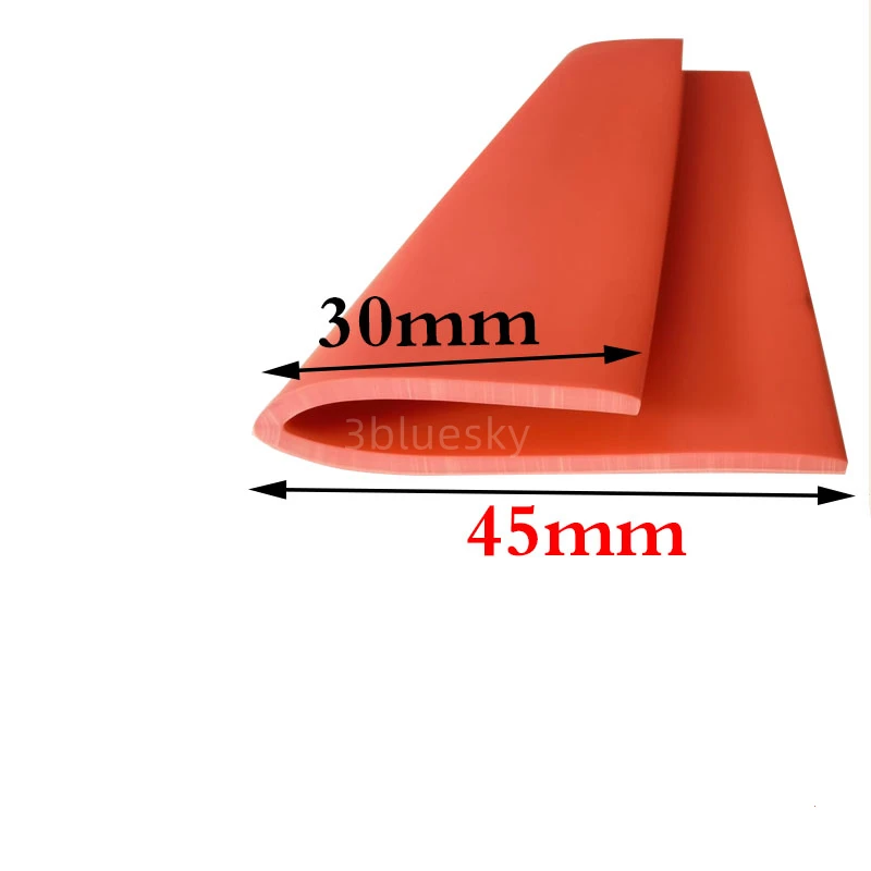 Custom Rubber L Strip Angle Corner Protecor Edge Encloser Shield Collision Avoidance Gasket 30x45mm White Red