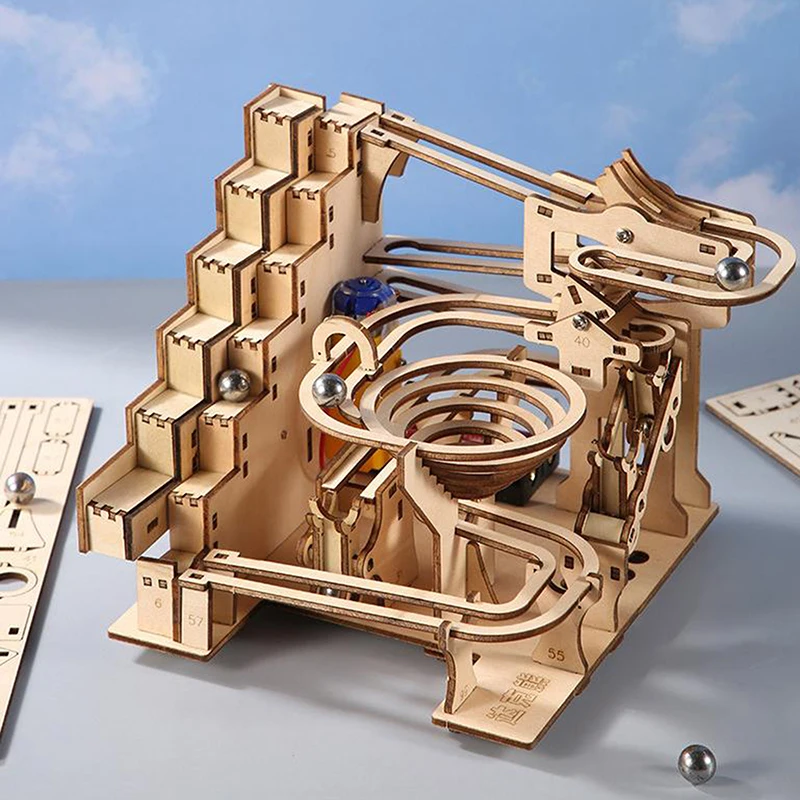 

1 Set STEAM Educational Toys 3D Wooden Cloud Dragon Puzzle DIY Skywalk Model Kits Mechanical Puzzles Self Assembly Toy For Kids