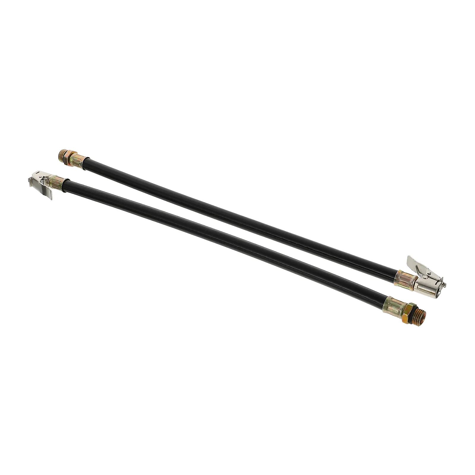 

2Pcs Alloy Plastic Inflation Hose Tire Pump Replacement Hoses Air Pump Hose Portable Car Compressor Extension Tube