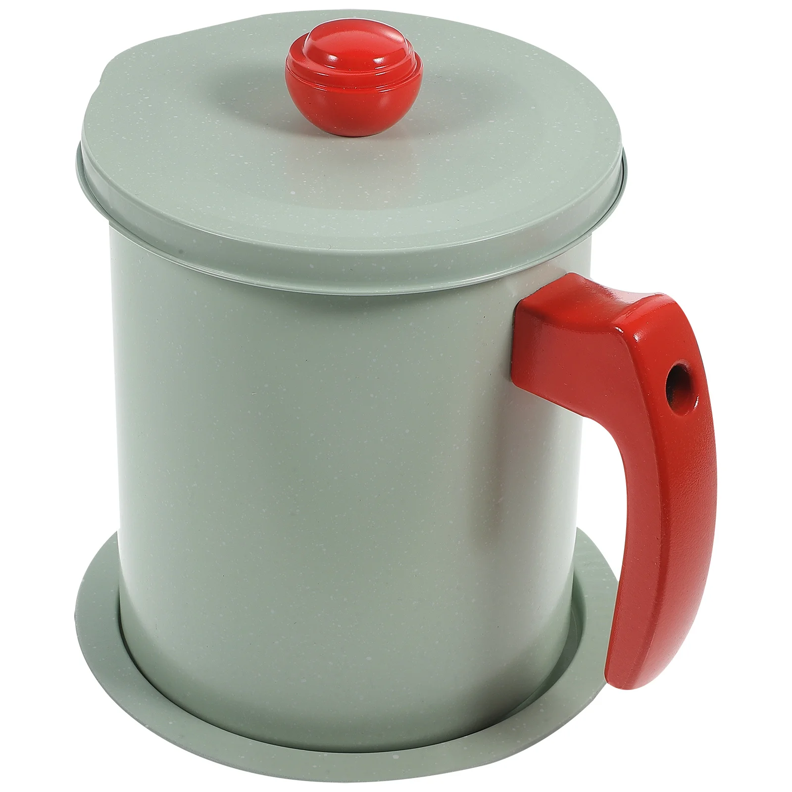

Stainless Steel Strainer Jug Anti-Slip Handle Kitchen Cooking Grease Storage Dripping Container Filter Pot Large Capacity
