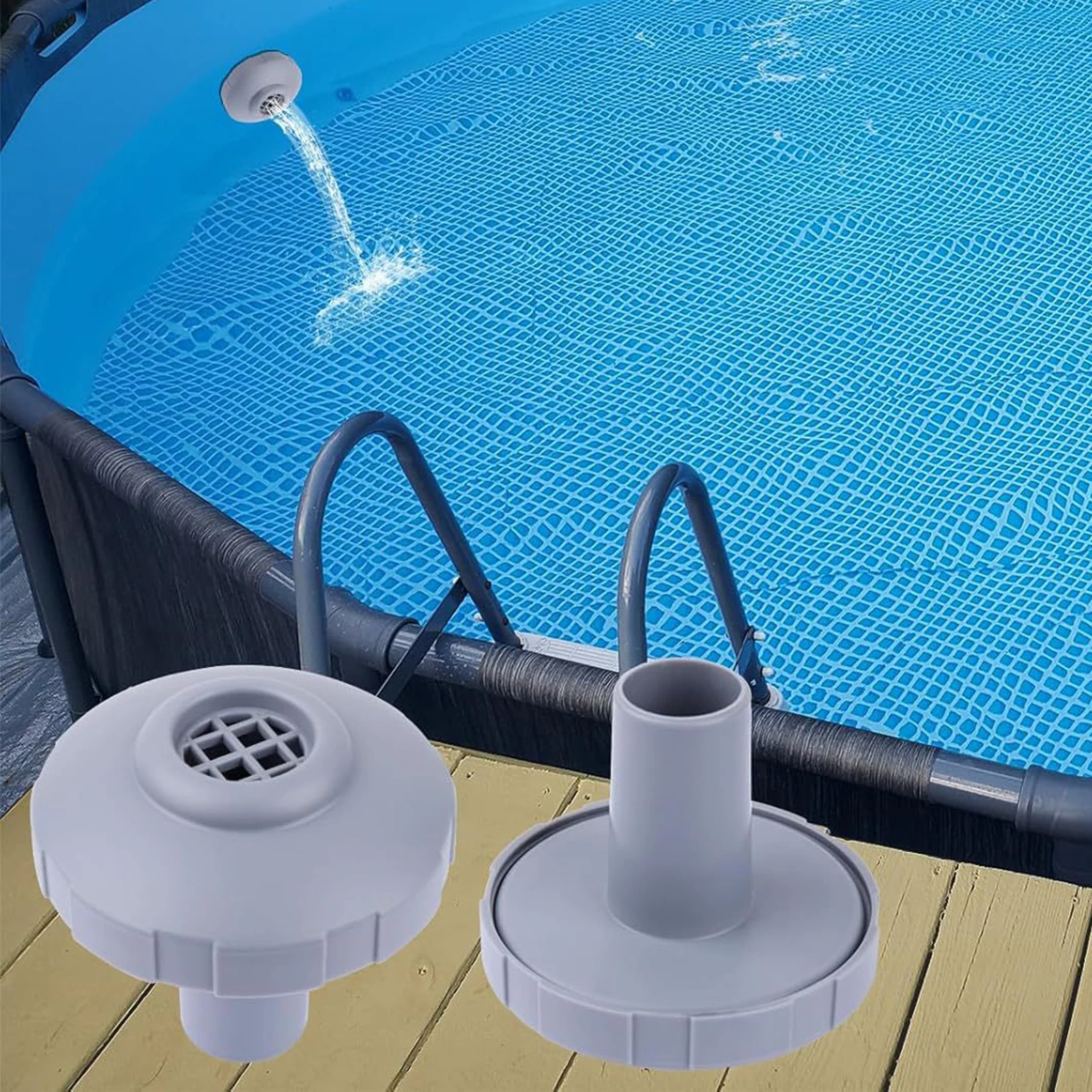 For Intex 11070/12364 Swimming Pool Screen Inlet Nozzle Hose Connect Reusable Hose Connector Set Rust Proof Pools Accessories