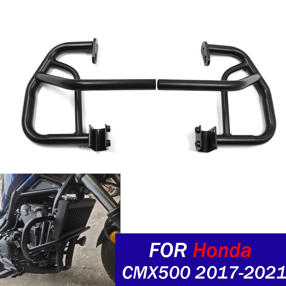 

Мотоциклетный шоссейный бампер, защита двигателя, защитные дуги для Honda Rebel CMX 500 2017-2021, прочный стальной бампер, аксессуары