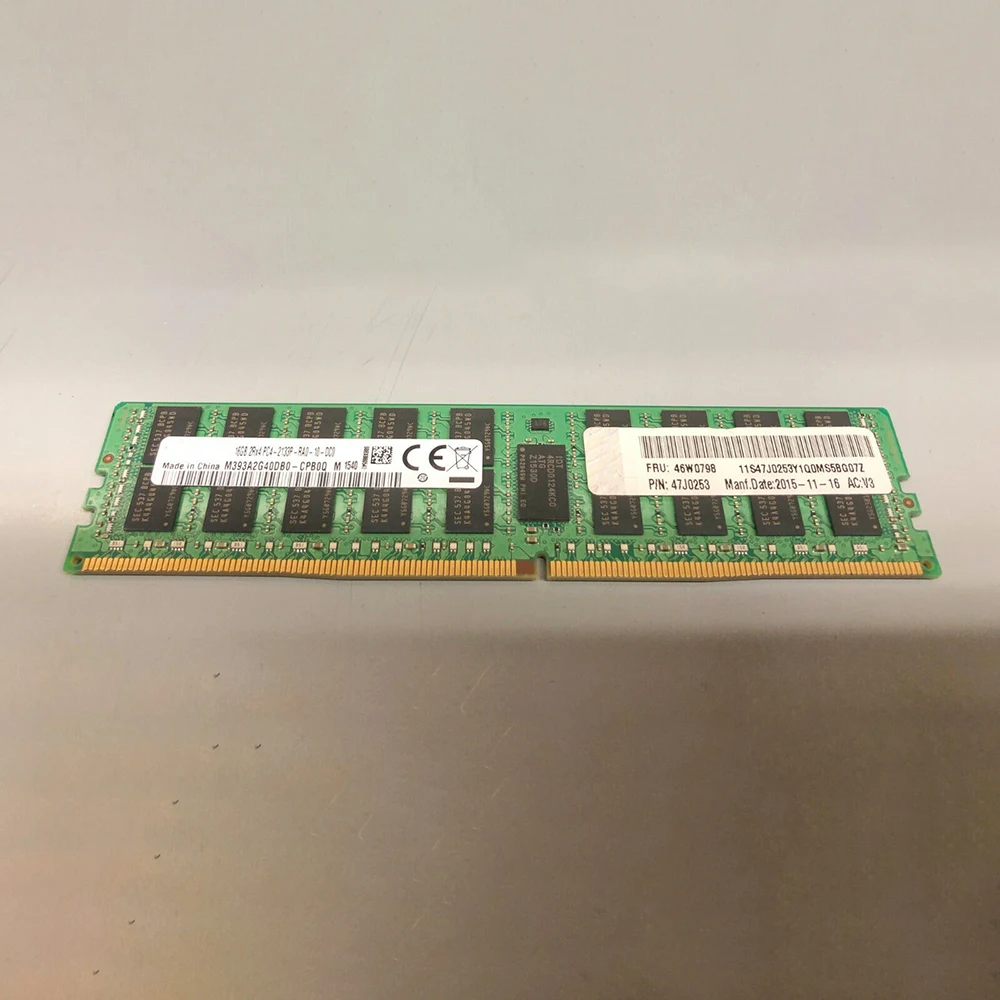 1PCS Server Memory For IBM X3650 M5 X3850 X6 16G DDR4 2133 ECC REG 46W0798 46W0796 47J0253 Fully Tested