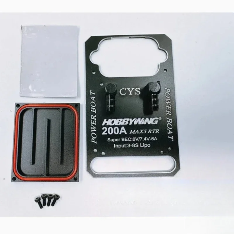 

2025 hot sale Max5 3-8S 200A Electric Speed Controller ESC Speed Regulator with Water Cooling Plate for RC boat