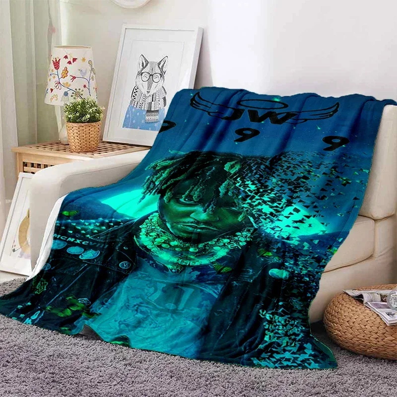 HD Juice WRLD 999 3D Legend Rapper Star Soft Plush Blanket,Flannel Throw Blanket for Living Room Bedroom Picnic Bed Sofa Cover