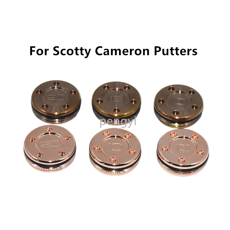 2PCS golf Custom bronze/ rose gold  weight for Titleist Scotty Cameron Putters