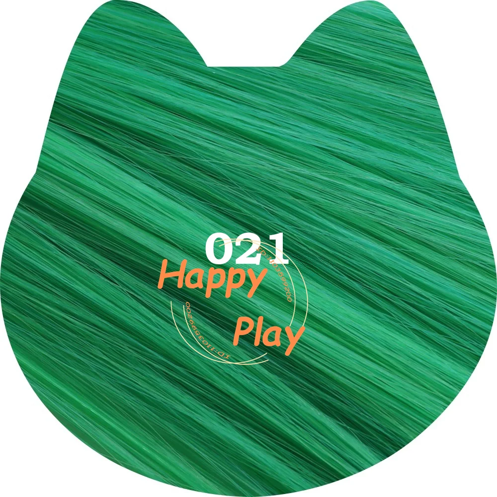 Synthetic Layered 35cm Anime Cosplay Wig Green Series Universal Heat Resistant Hair For Men Women Halloween Anime Cosplay Wigs