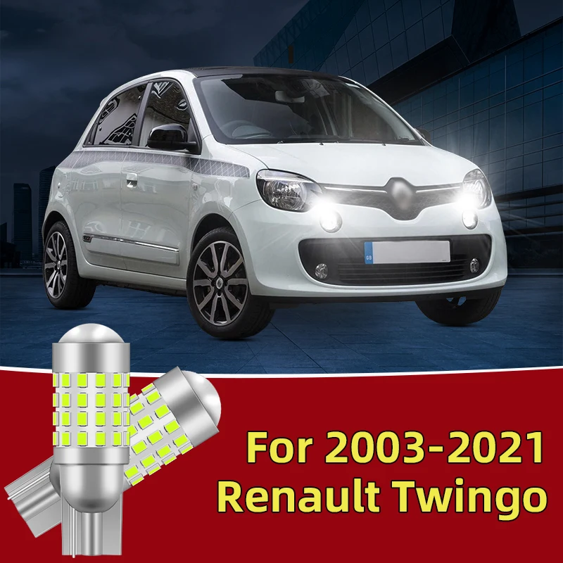 

2PCS For Renault Twingo I II III 1 2 3 2003-2021 Clearance Lights Led indicators Bulb T10 W5W Car position Signal Lamp 12V 24V