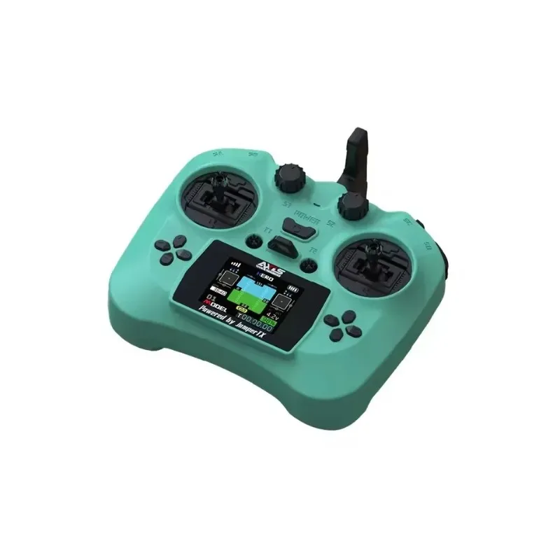 Axisflying Pocket 2.4GHz ELRS Hall Sensor Gimbals Remote Controller HD Color Screen 100mW 12CH Transmitter Airplane Remote RC