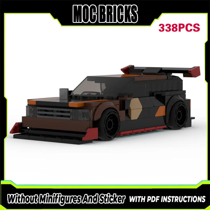 

Модель гоночного автомобиля Speed Racing Car MOC, конструктор S123 TD300 Hypercar, модульная технология, подарки, праздничный набор для сборки, детские игрушки