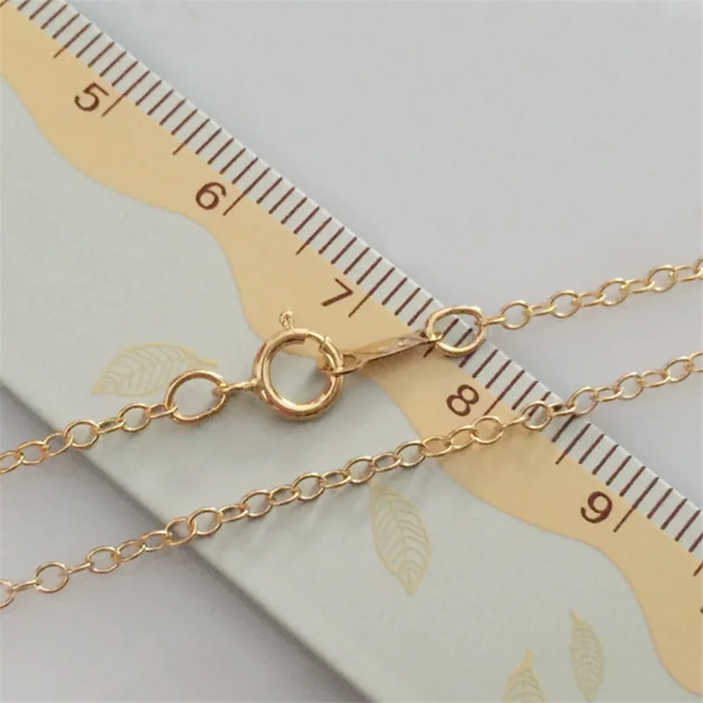 Cable Chain Necklace in 14K Gold Filled with Spring Ring Clasp 1.6mm 16 18 20 Inches