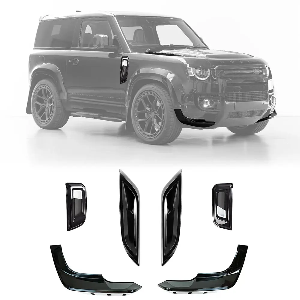 

New Car for Land Rover Defender 90 110 130 2020 2021 2022 Front Bonnet Vent front bumper lip fender vents