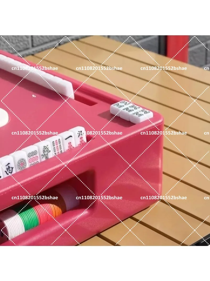 Mini Portable Automatic Mahjong Machine for Travel Camping Dormitory Outdoor Use