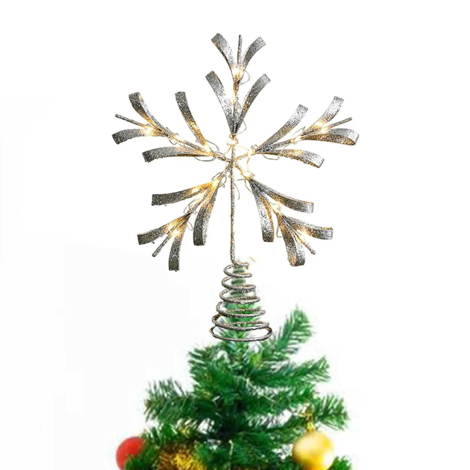 

Рождественская елка, сверкающая звезда со светодиодной подсветкой, украшение для рождественской елки, реквизит для фотосессии, праздник, свадьба, Новый год, торговый центр