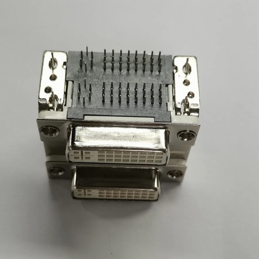 5PCS/Lot Dual DVI24+5  Female Adapter Socket/Jack Connector 24+5 Horizontal-Type