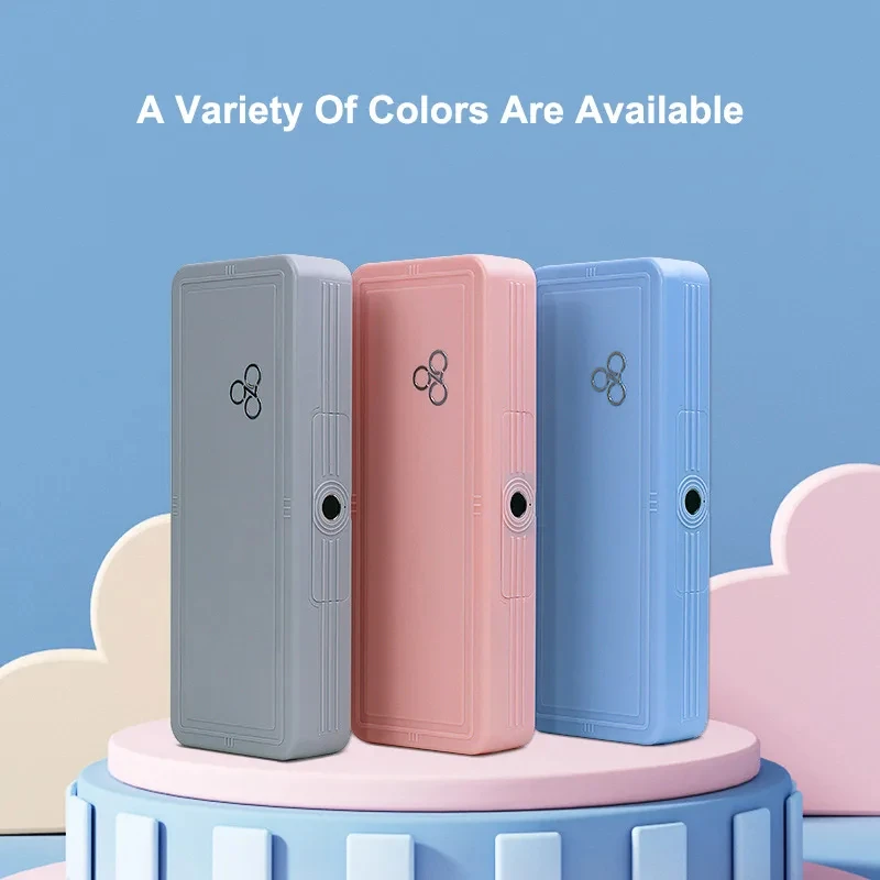 Fingerprint Safe Box, Papelaria Jóias, Segurança, Chave, Armazenamento de Cartão de Identificação, Secret Hidden, Privacy Protection, Cosmético