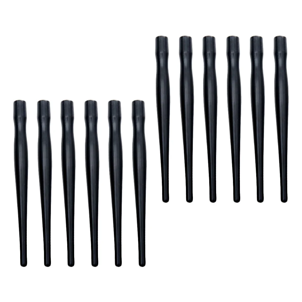 

12 Pcs Painting Supplies Comic Pen Holder Plastic Penholder Dip Present Ink Black