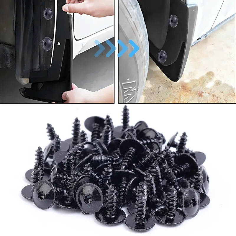 200~20Pcs Auto Self Tapping Screws Engine Cover Undertray Splashguard Wheel Arch Suitable for Volkswagen B5 Audi Q5 N90974701