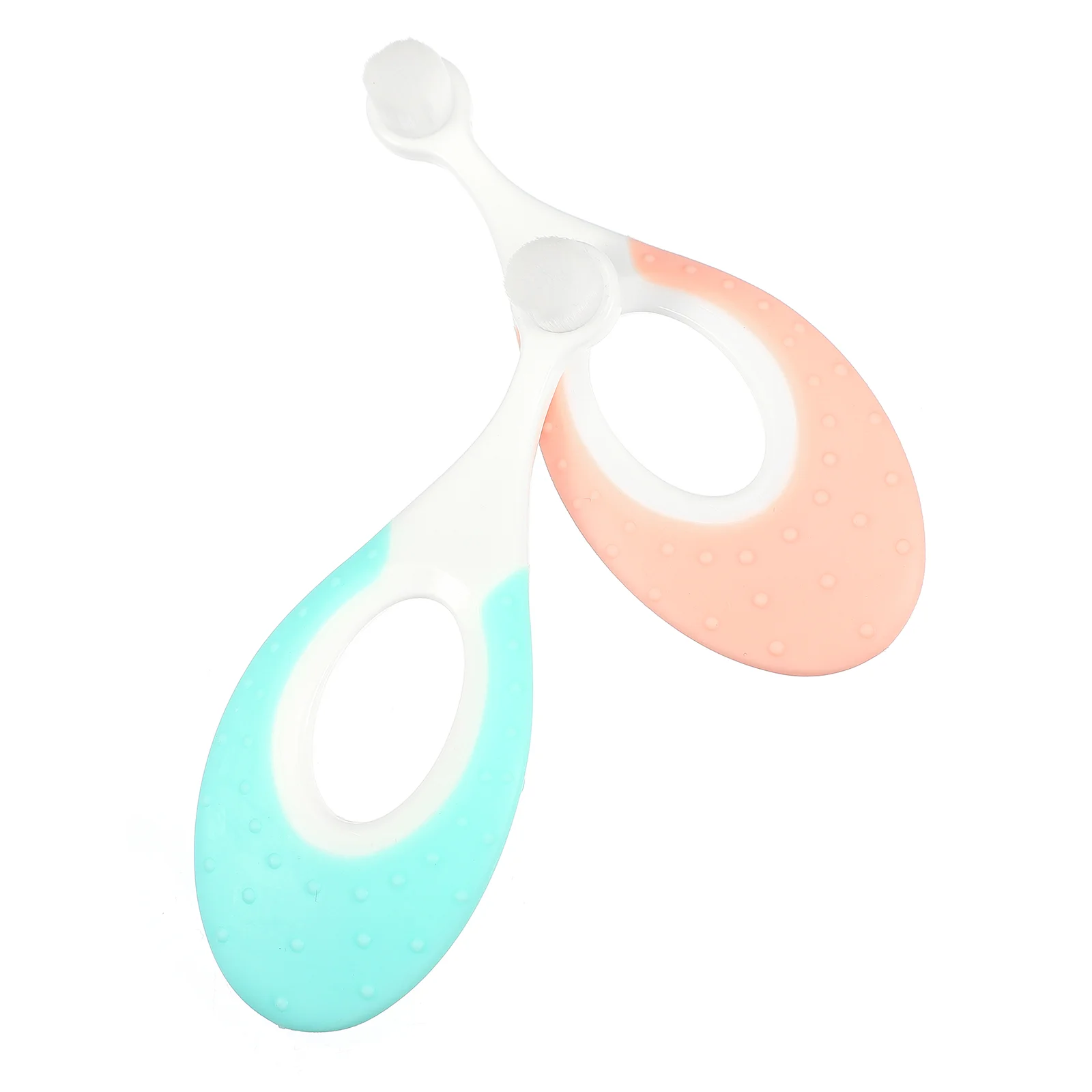 2 Pcs Children's Toothbrush Baby Toothbrushes Training Kid Oral Care Infant for Kids Pearlescent Soft