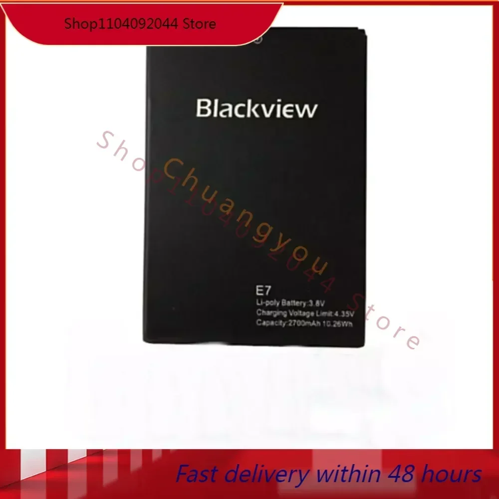 

2024 100% New Large Capacity Li-ion High quality Replacement Battery Authentic 2700mAh For Blackview E7 E7S mobile phone