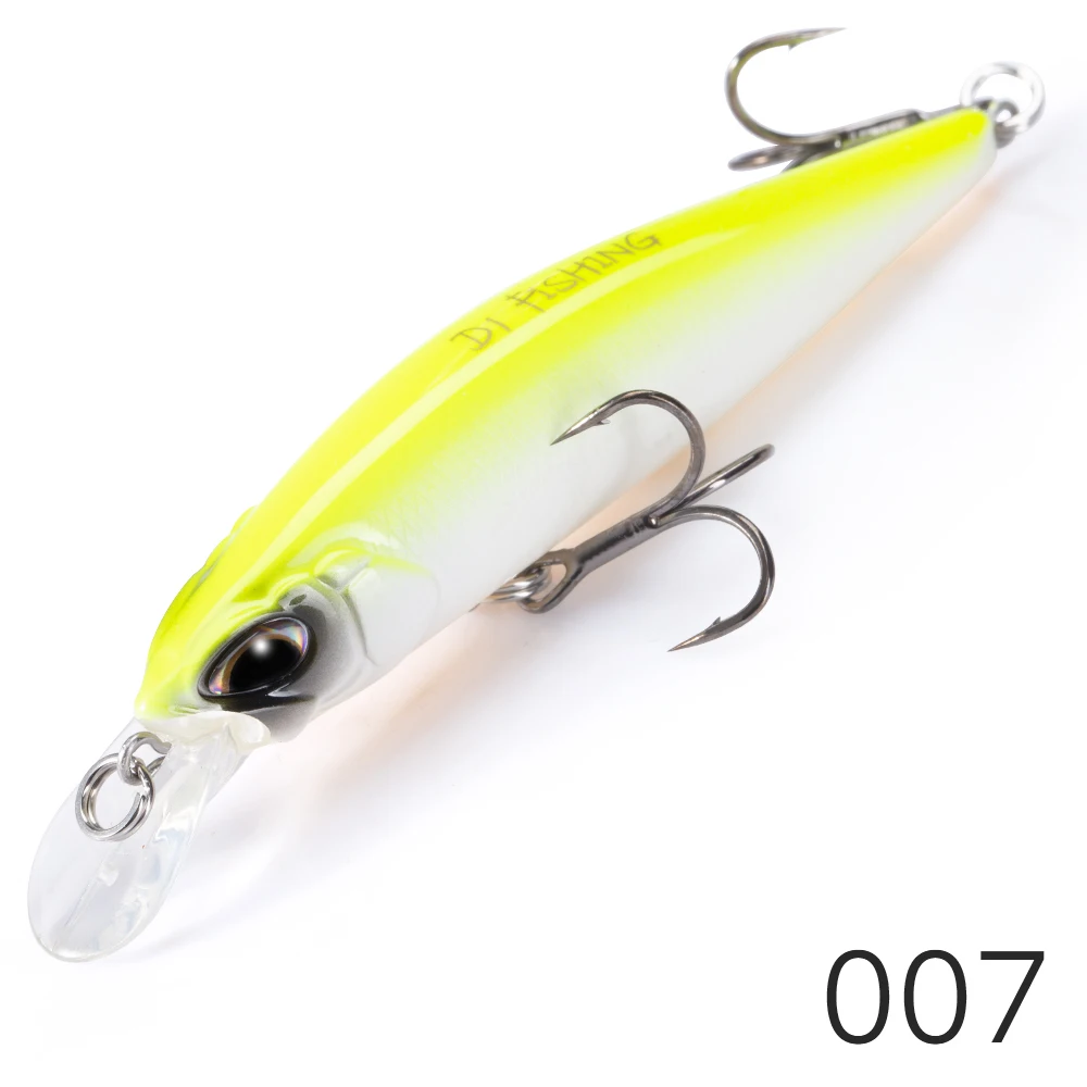 D1 Heißer Minnow Angeln Locken Aussetzung Sinkende 77mm/8,4g 65mm/5g Künstliche Wobbler Salzwasser süßwasser Bass Barsch Tackle
