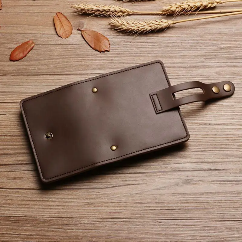 PU Leather Men 30 Bits Card Case Business Card Holder Credit Passport Card Bag ID Passport Card Wallet