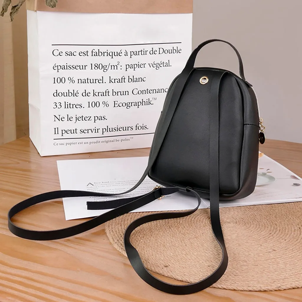 Mini Backpack Women Shoulders Small Backpack Mobile Phone Messenger Bag Multi-Function Small Bagpack Small Mini Bags